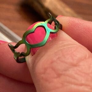 💕Heart Angel Wings Ring⭐️ 